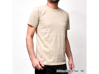 スマートスパイス 日本製　クルーネック半袖ポケットTシャツ　モカグリーン 